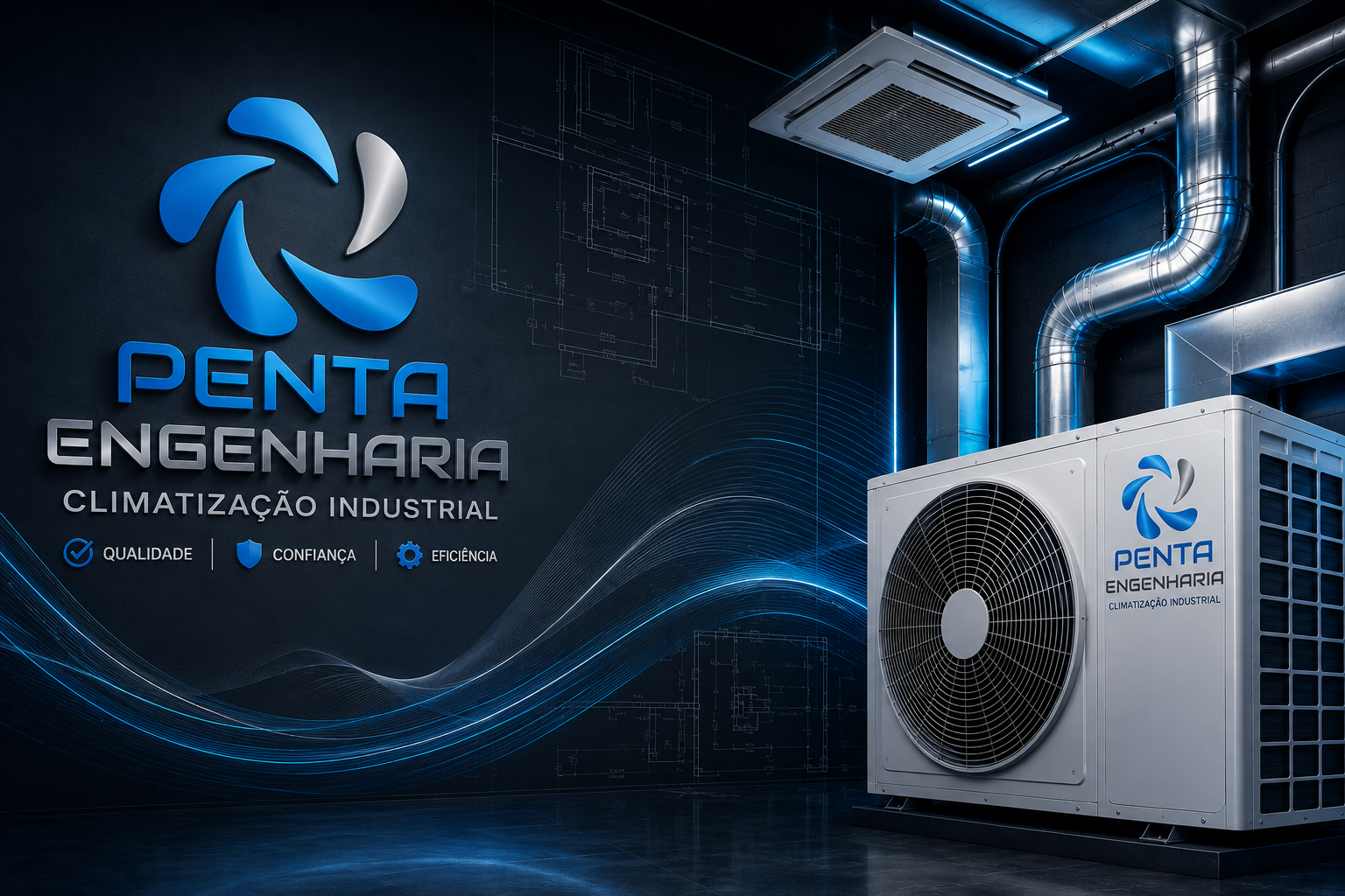Instalação de equipamento industrial com apoio de guindaste